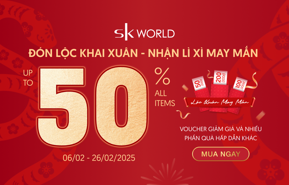 Lì xì may mắn " Khai xuân đón lộc tại SK WORLD