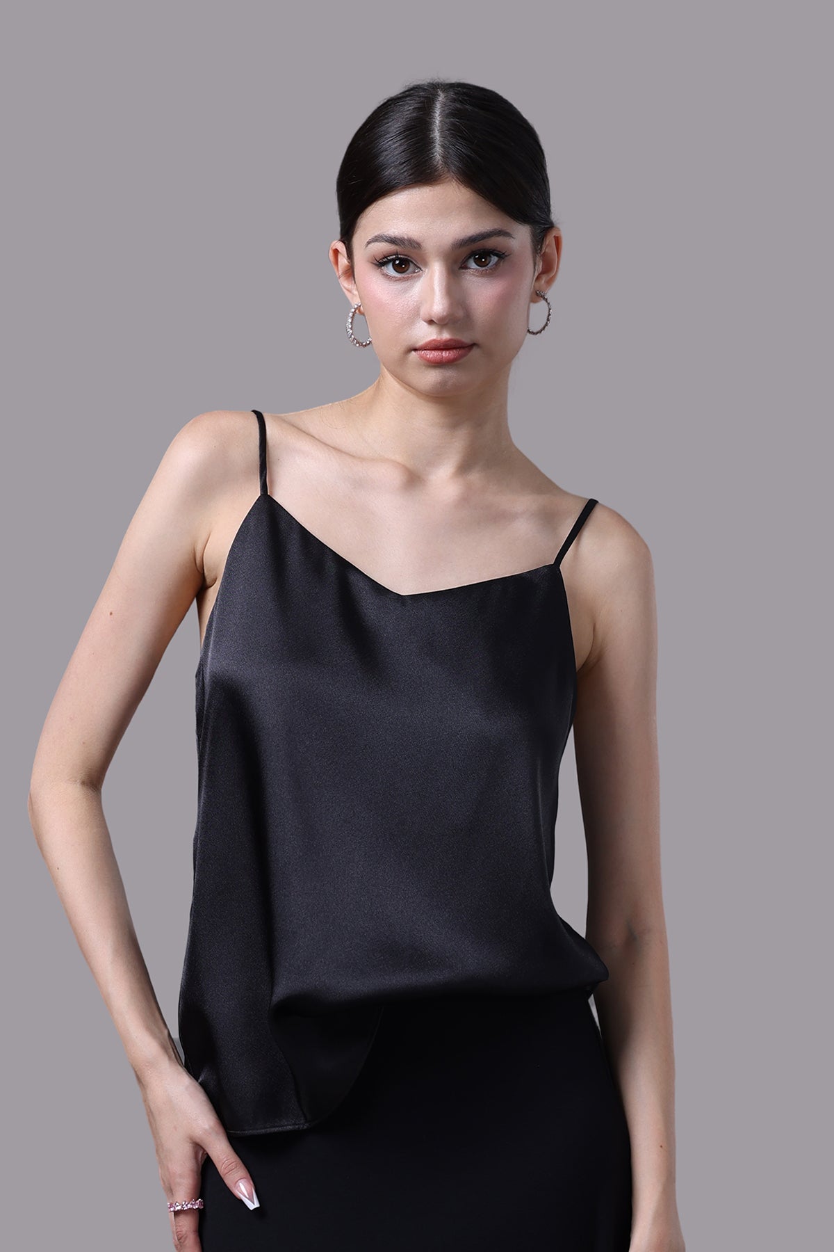 Áo camisole nữ Vera satin trơn - V0674