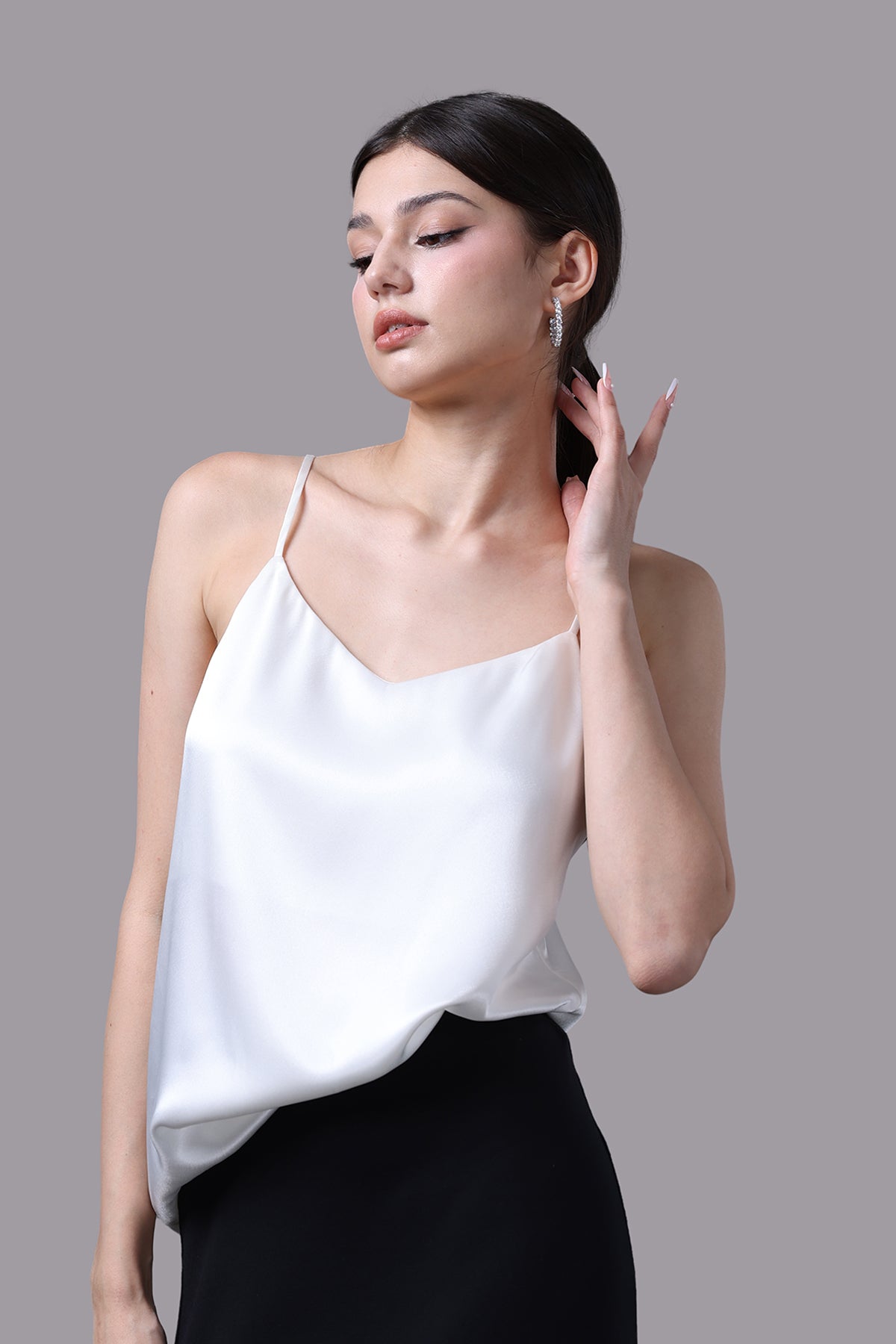 Áo camisole nữ Vera satin trơn - V0674