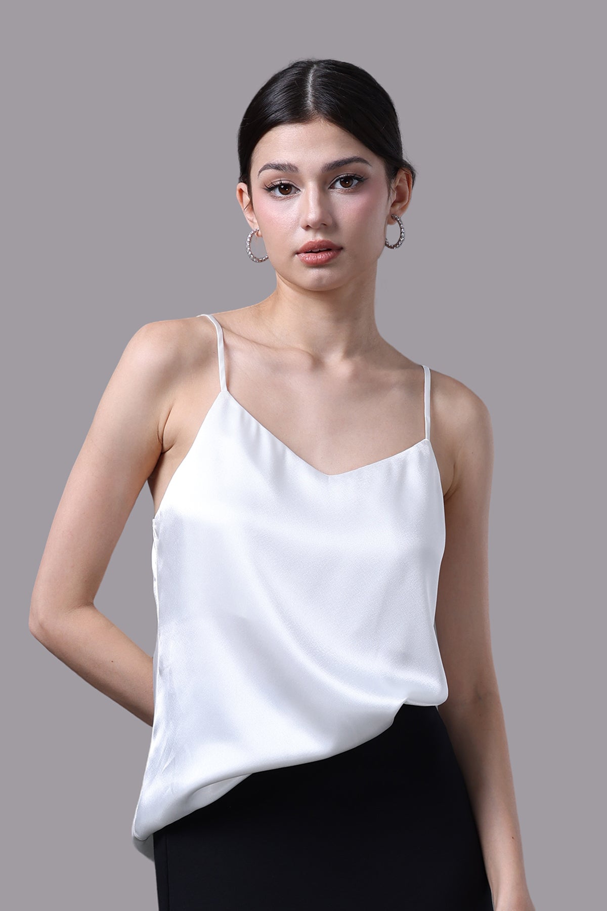 Áo camisole nữ Vera satin trơn - V0674