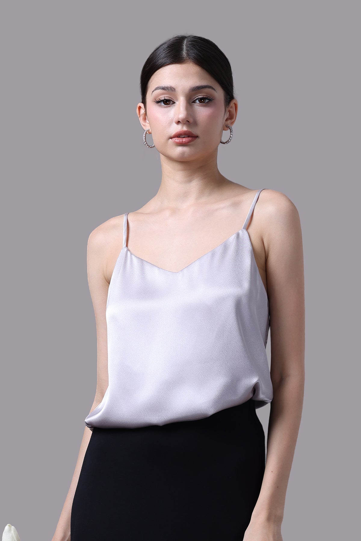 Áo camisole nữ Vera satin trơn - V0674