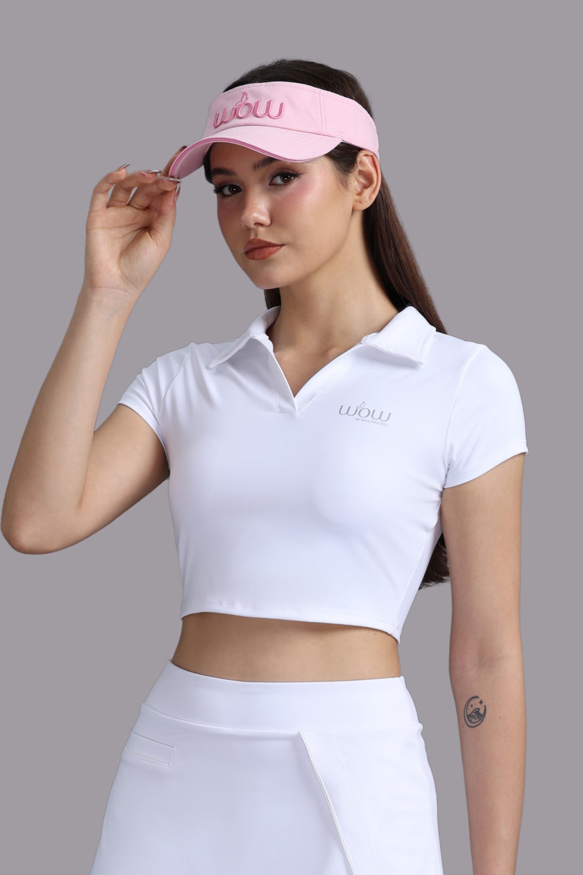 Áo crop top activewear WOW BY NHA PHUONG - P0029