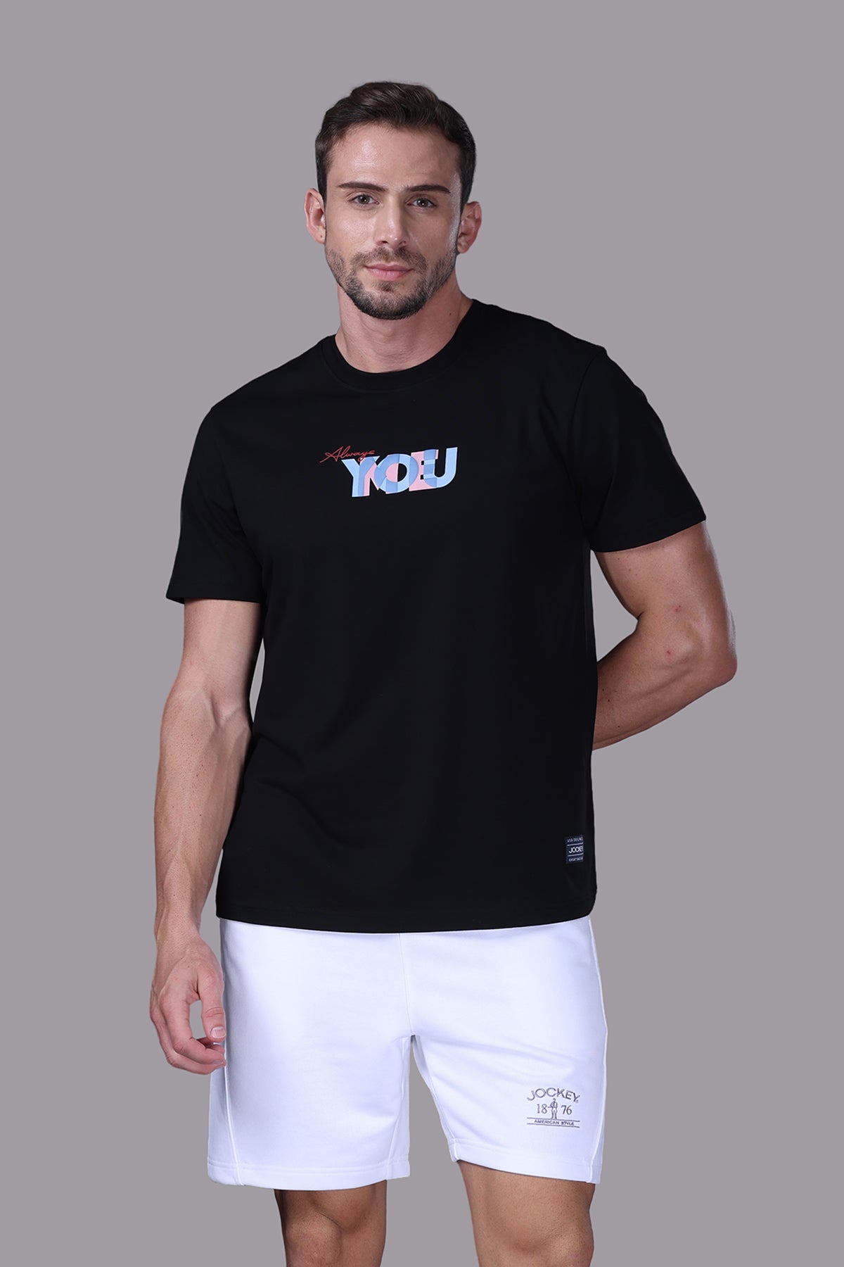 Áo T - Shirt Jockey Unisex in họa tiết - J4104