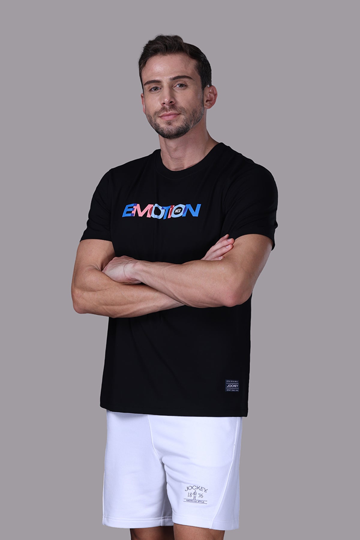 Áo T - Shirt Jockey Unisex in họa tiết - J4105