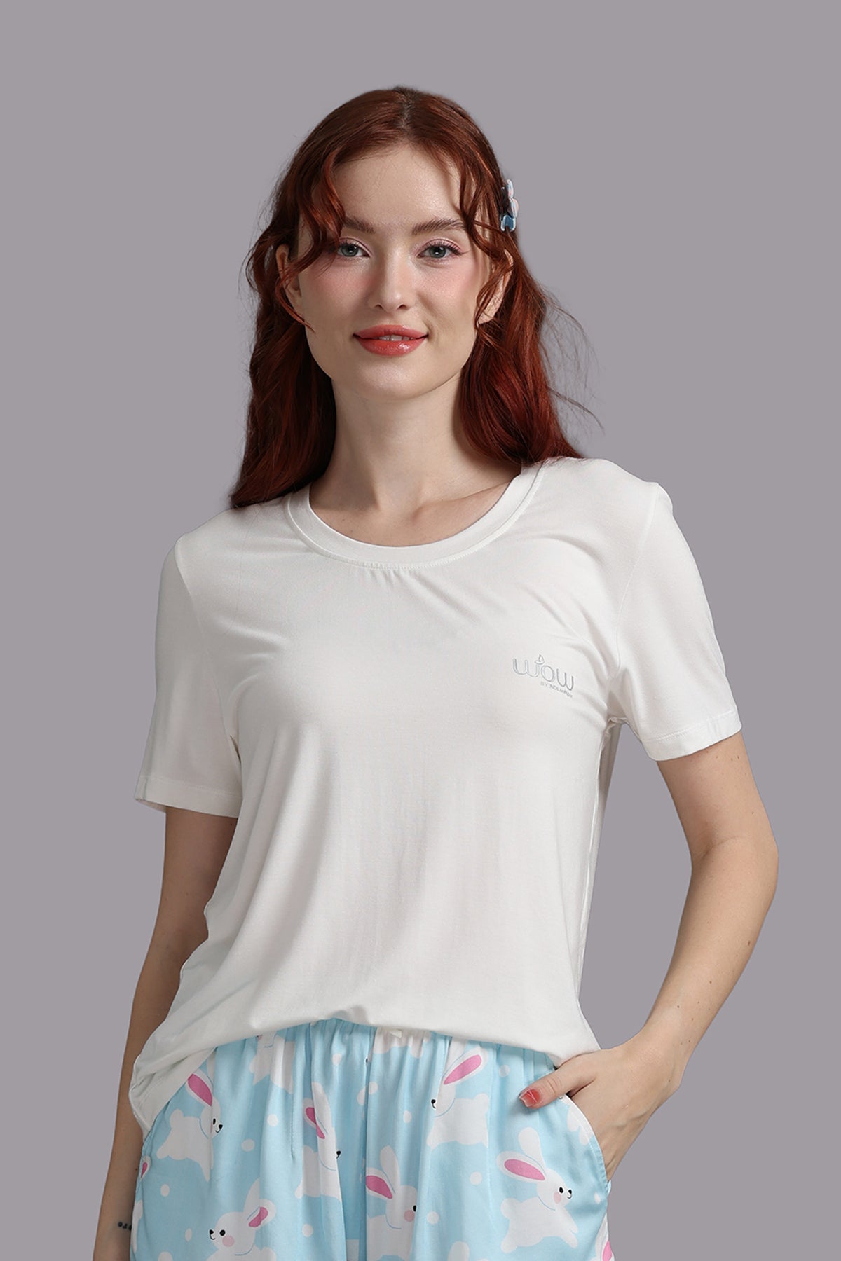 Áo T-shirt WOW BY NDLanNgoc bamboo spandex- N0013