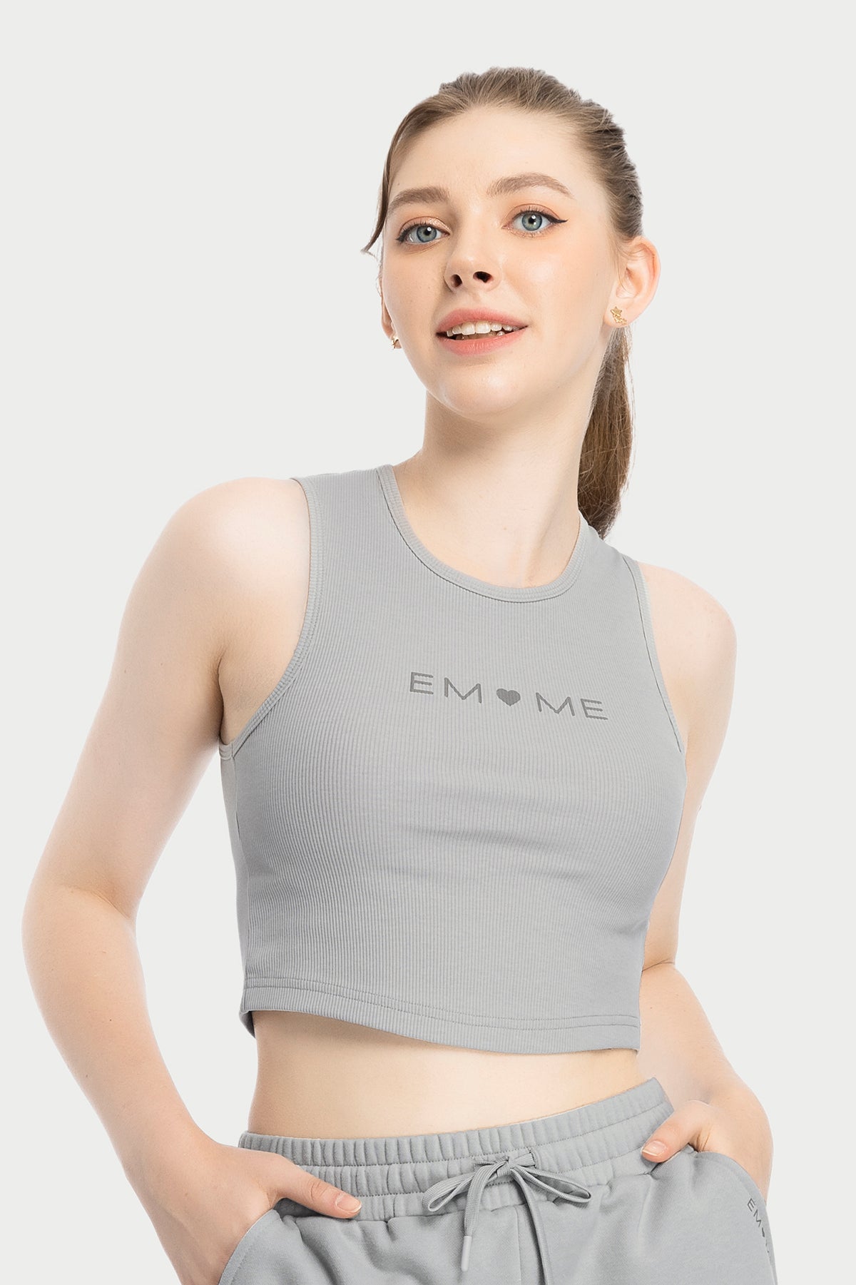 Áo T - top nữ Vera by Chipu Cotton Rib trơn - C0015