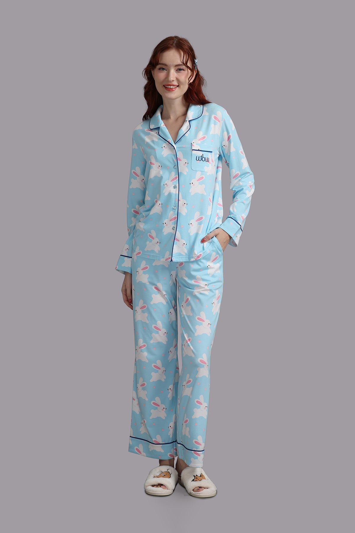 Bộ Pijama dài nữ WOW BY NDLanNgoc in - N0012