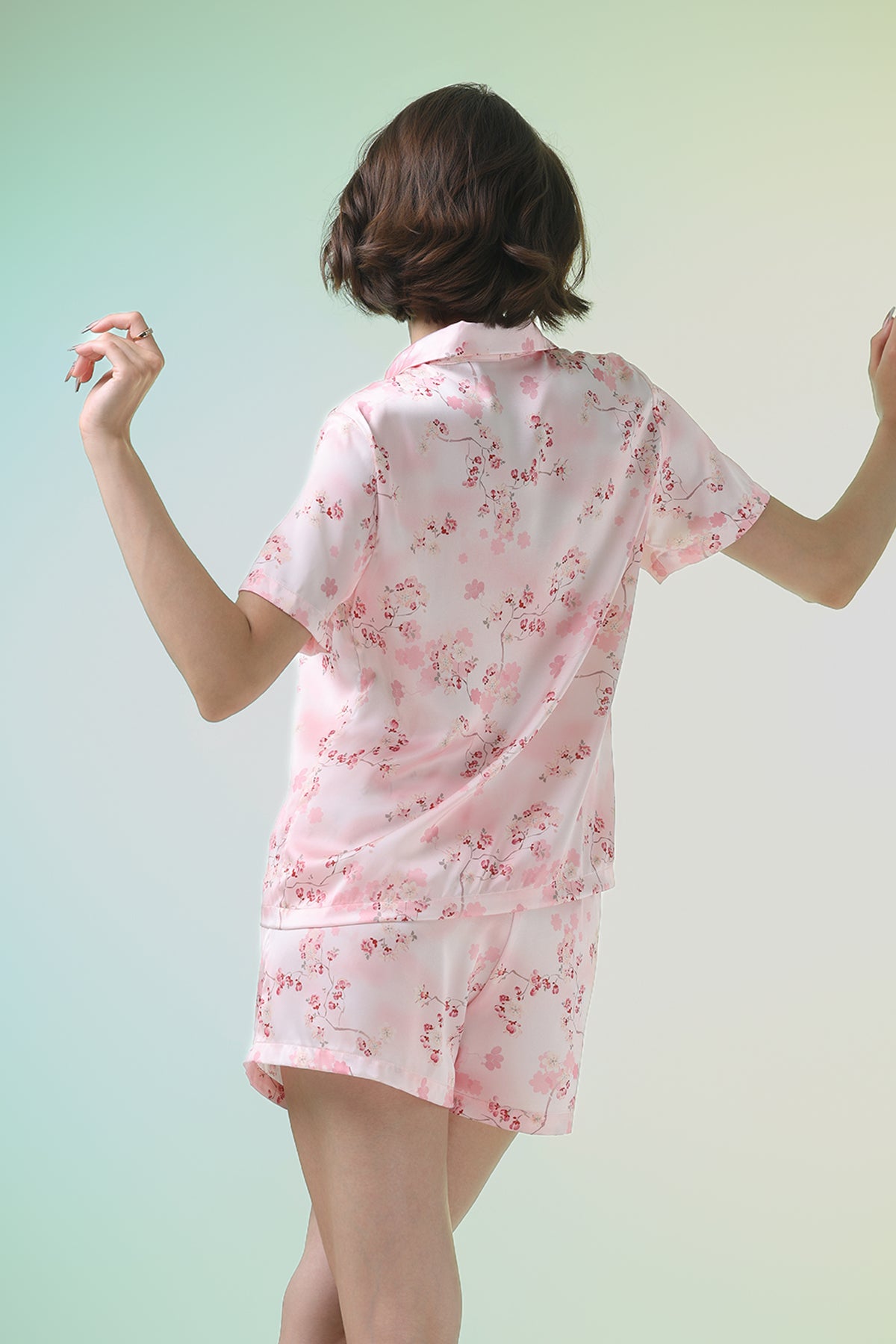 Bộ pijama ngắn nữ Vera latin in tay ngắn - V0742
