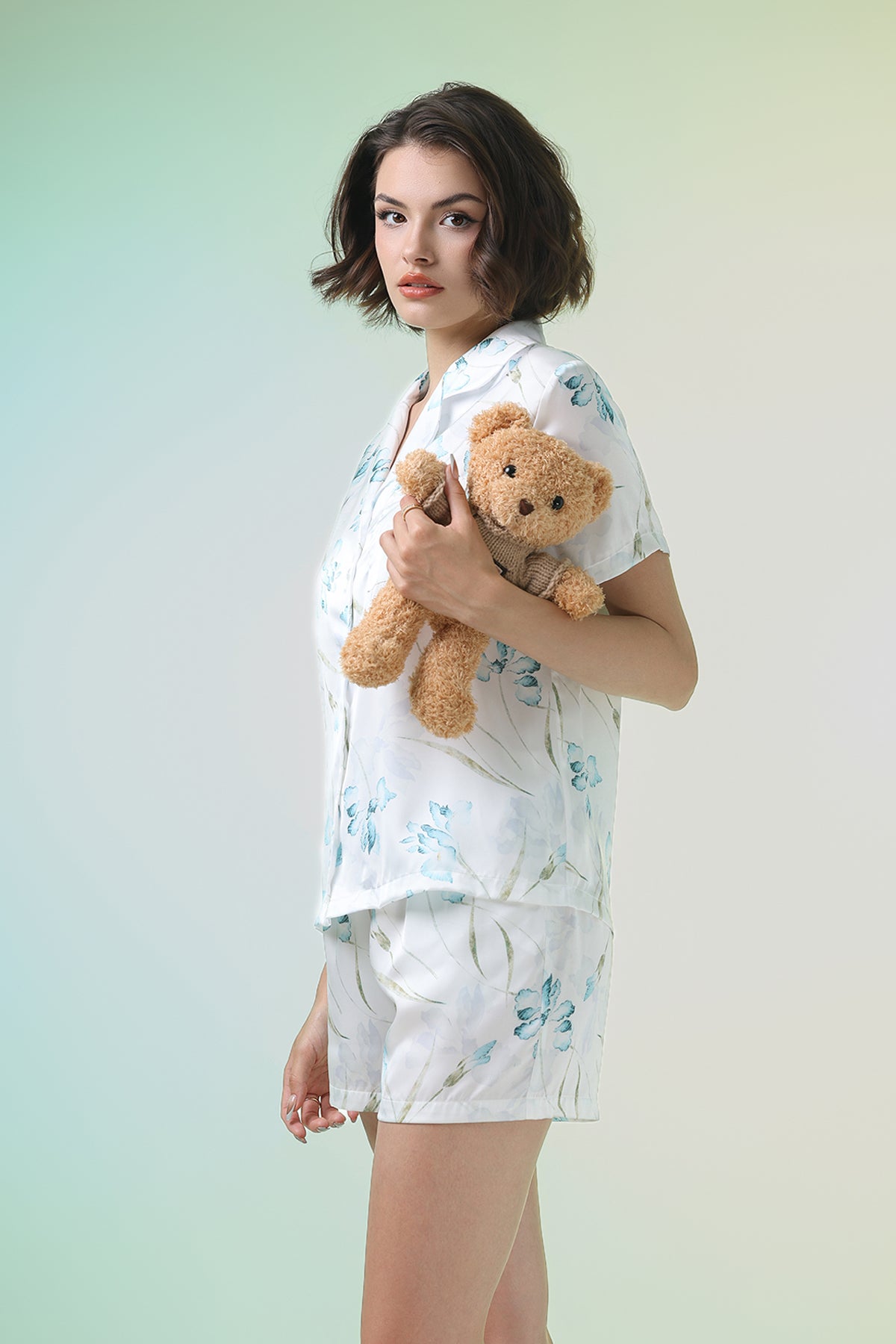 Bộ pijama ngắn nữ Vera latin in tay ngắn - V0742