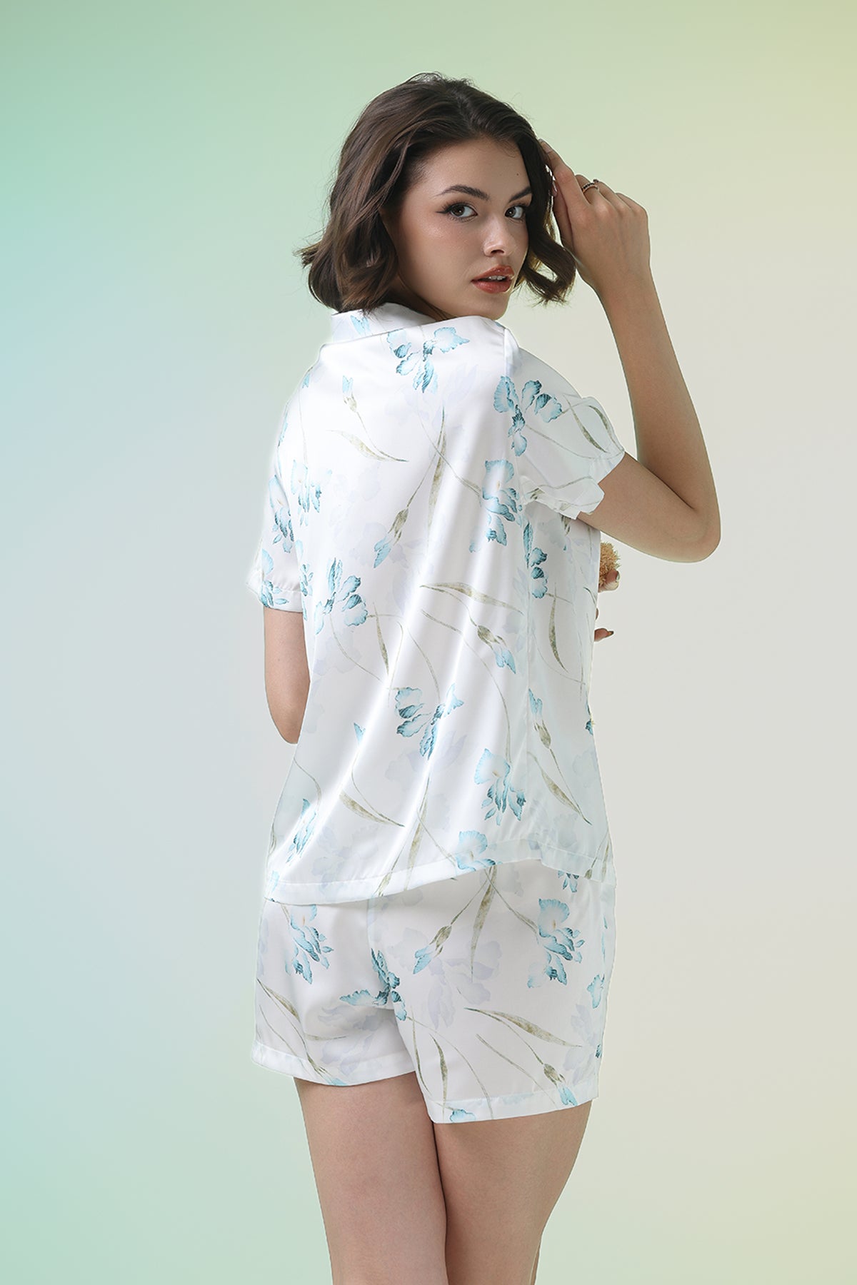 Bộ pijama ngắn nữ Vera latin in tay ngắn - V0742