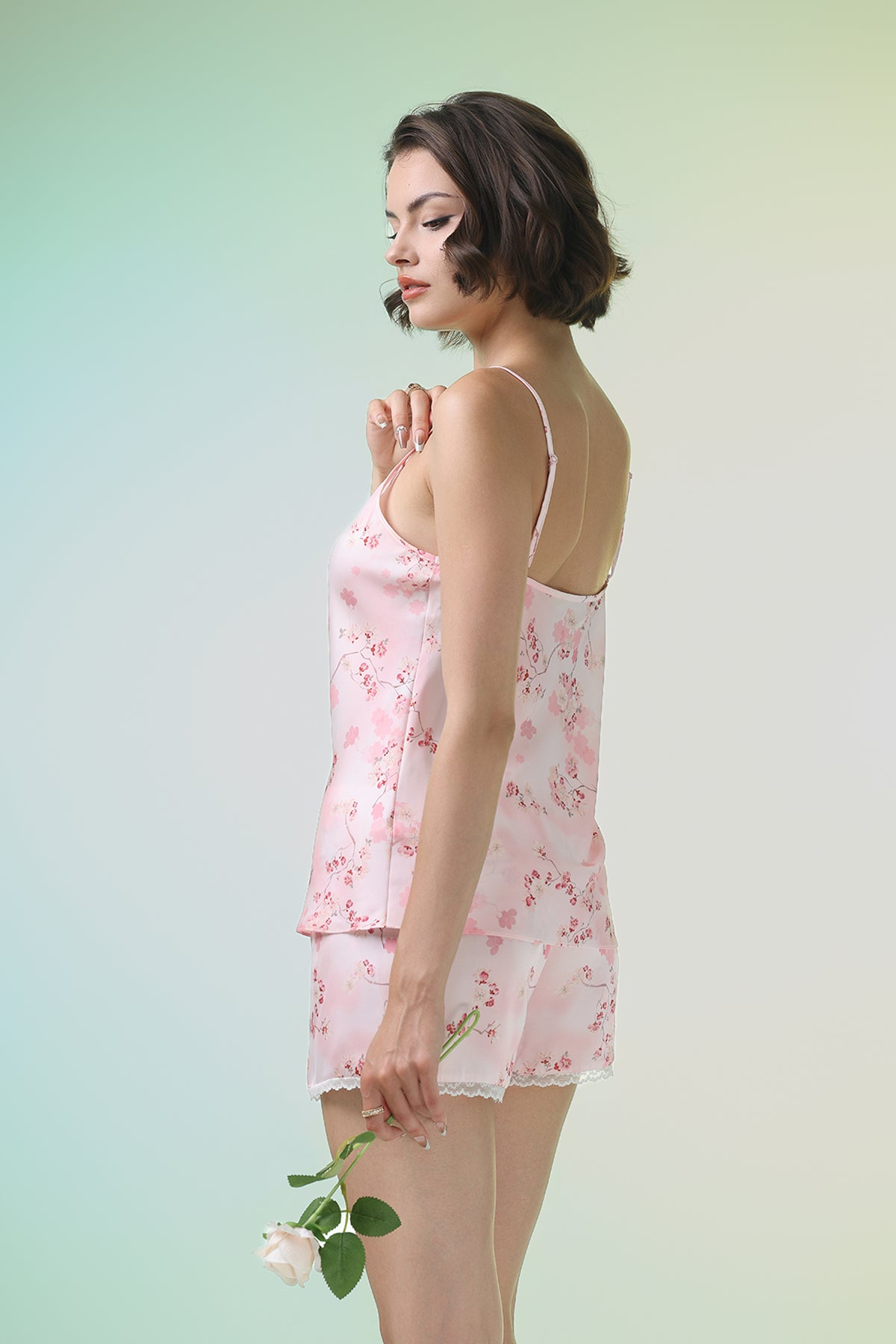 Bộ short nữ Vera latin in hai dây - V0741