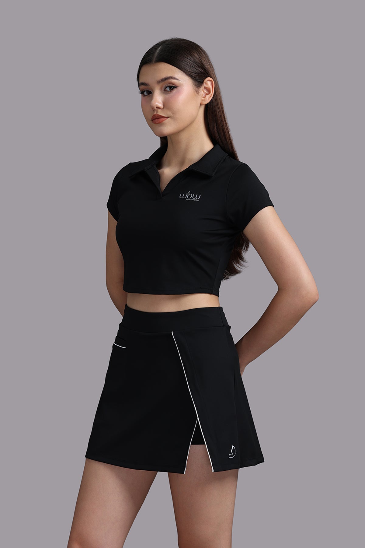 Chân váy xẻ tà activewear WOW BY NHA PHUONG - P0030