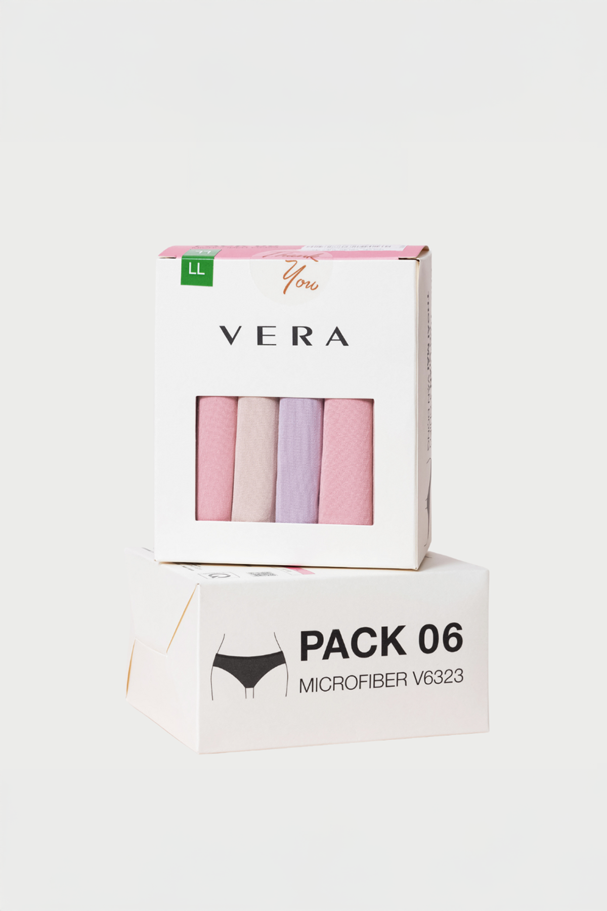 Pack Love VERA thun lạnh - 6323 (cạp thấp) (Pack 6)