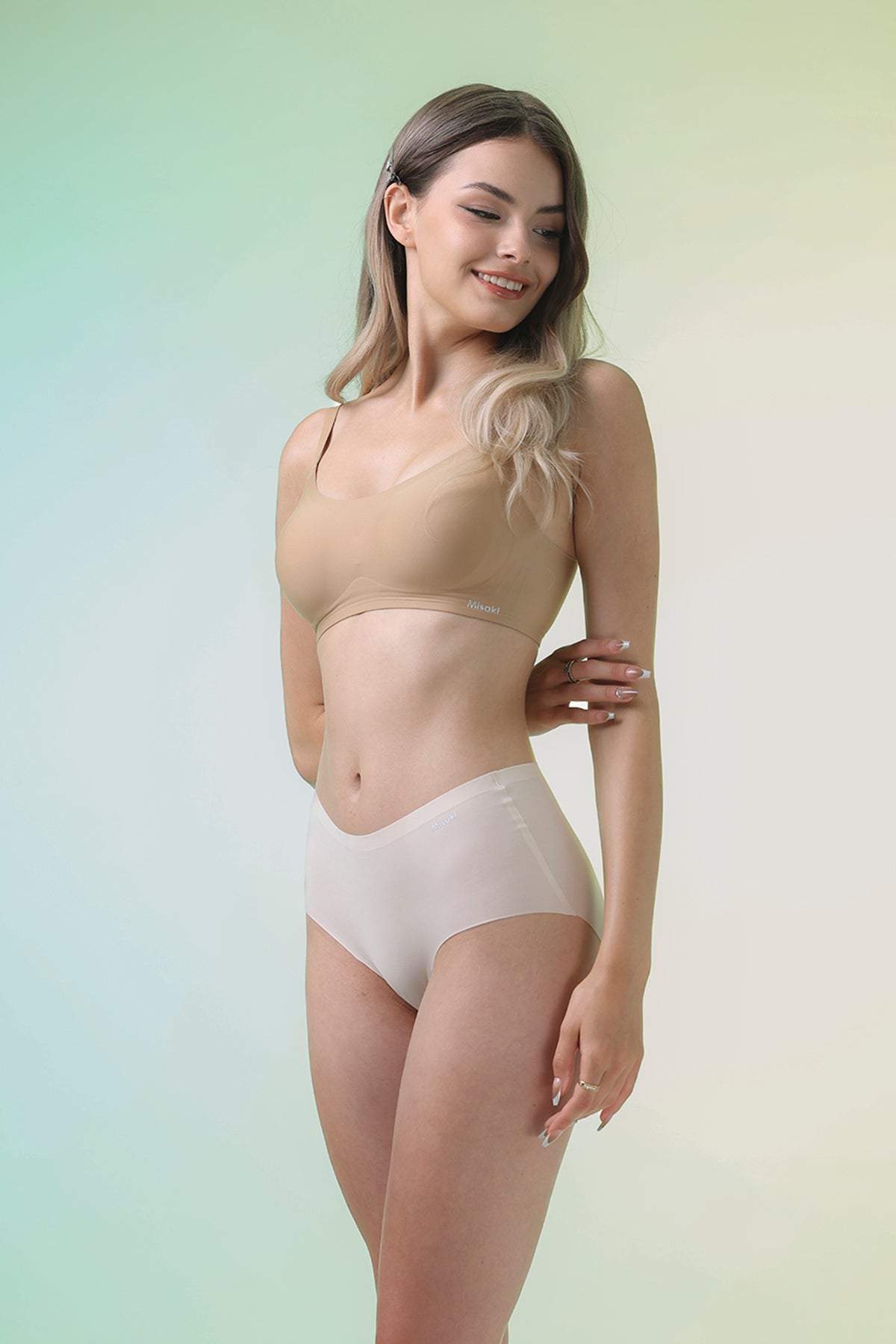 Quần lót bikini High-waist nữ Misaki seamless- M1017