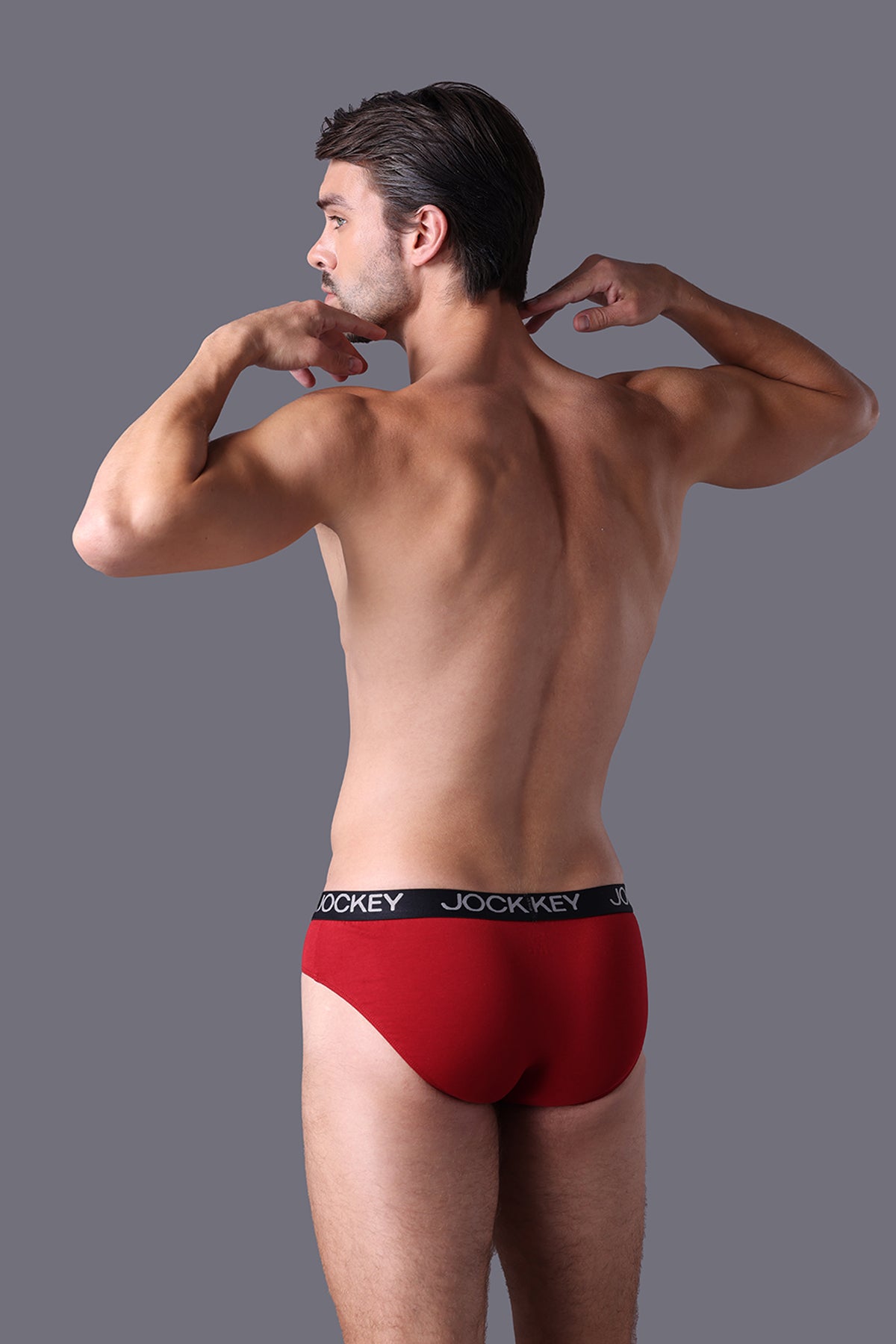 Quần lót nam Brief Jockey Cotton 4 chiều trơn - J4001