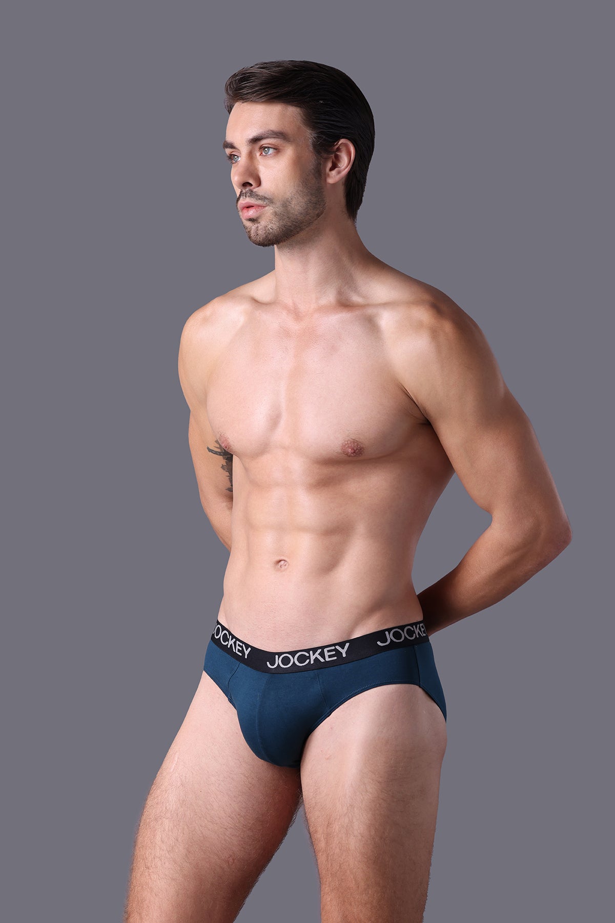 Quần lót nam Brief Jockey Cotton 4 chiều trơn - J4001