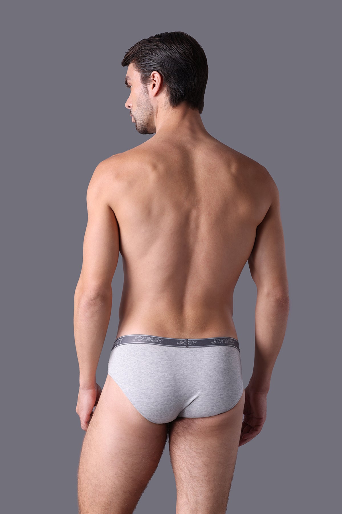 Quần lót Nam dáng Brief Cotton 4 chiều Bản thun nhỏ - J4004