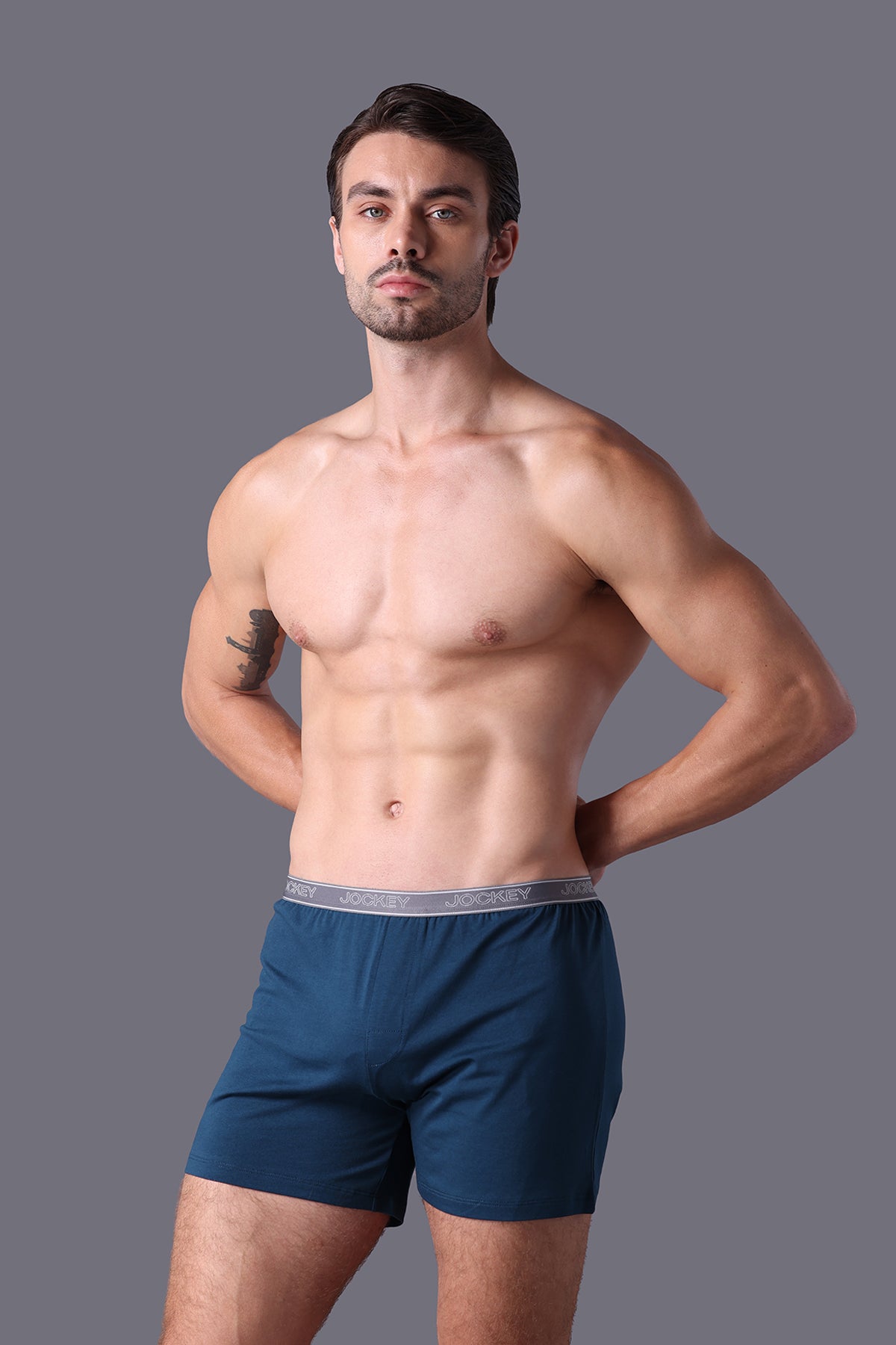 Quần lót nam Jockey dáng Knit Boxer - J4003